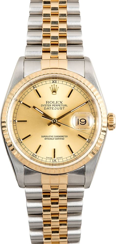 Rolex Datejust 36mm two tone